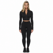 Cropped Zip Jacket