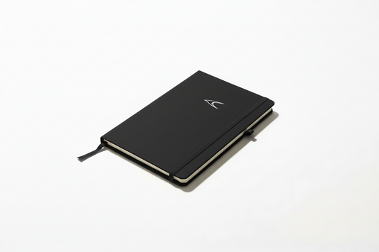 Black A5 Notebook - PU Leather