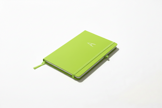 Green A5 Notebook - PU Leather
