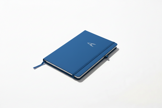 Blue A5 Notebook - PU Leather