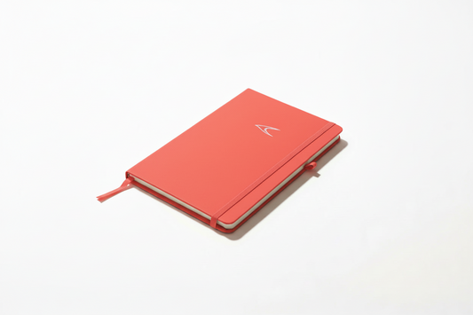 Red A5 Notebook - PU Leather