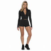 High-Rise Fitted Shorts