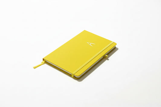 Yellow A5 Notebook - PU Leather