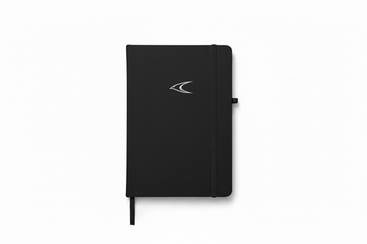 Black A5 Notebook - PU Leather