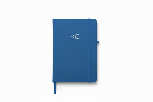 Blue A5 Notebook - PU Leather