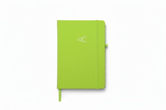 Green A5 Notebook - PU Leather