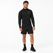 1/4 Zip Long-Sleeved Top